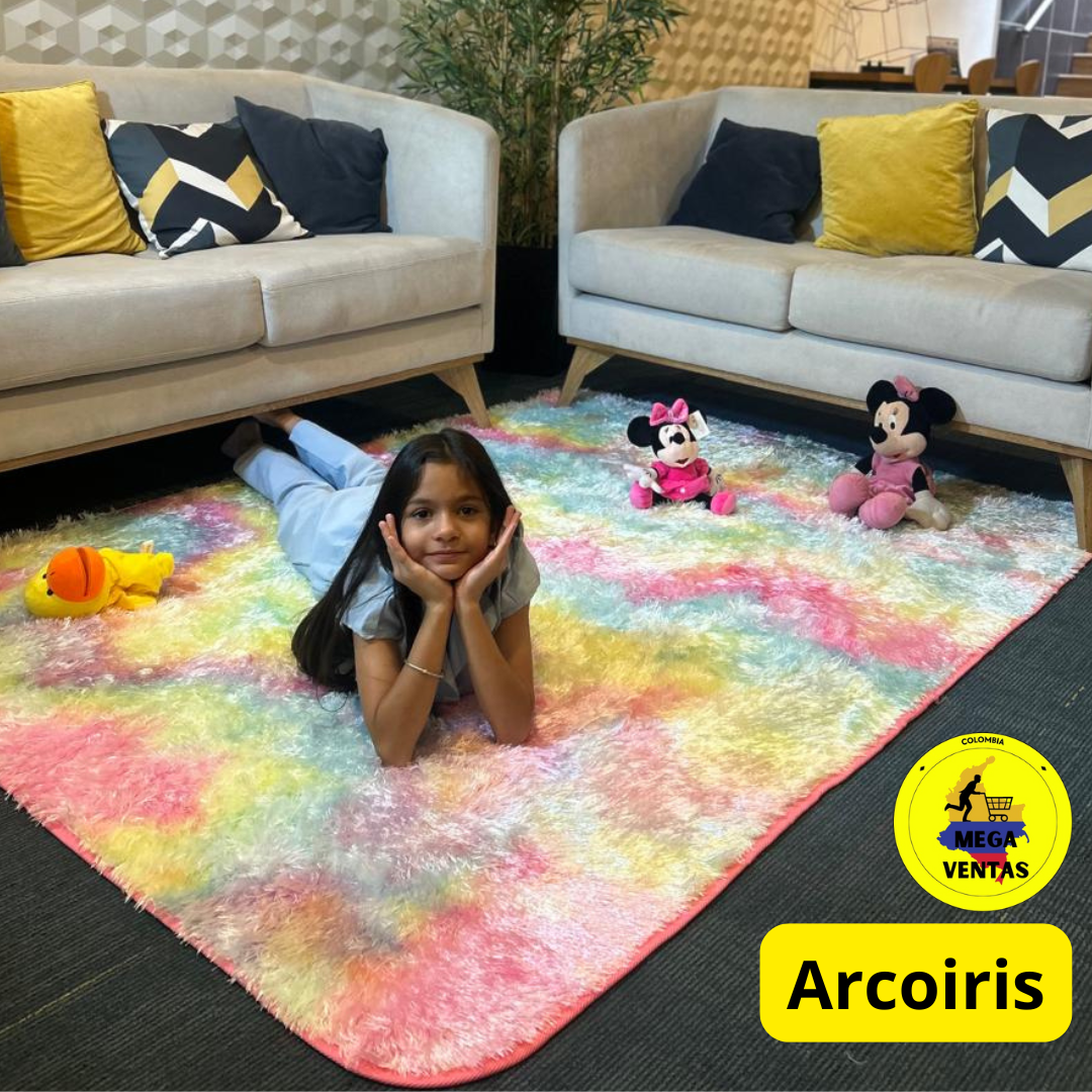 alfombra peluda 1.50 x 2mt