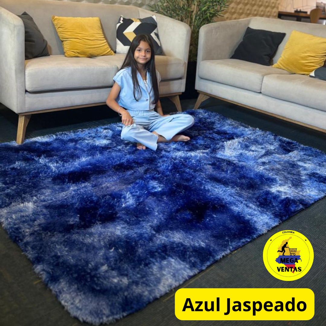 alfombra peluda 1.50 x 2mt