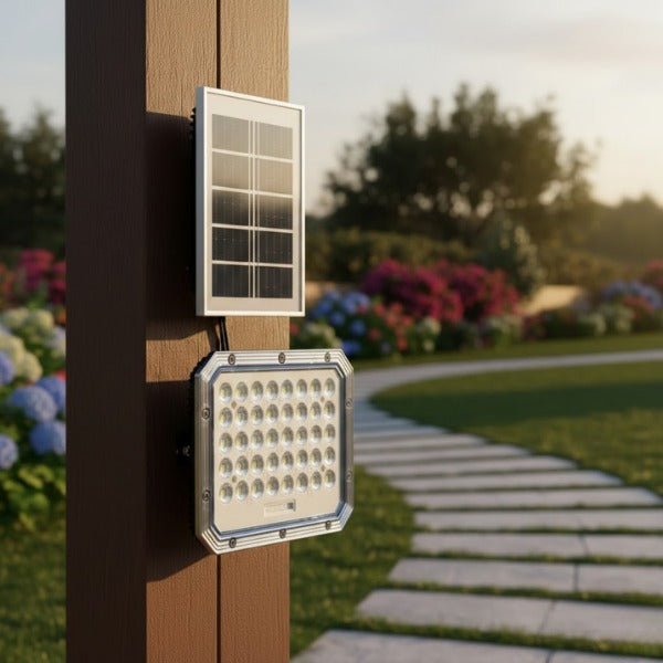 Kit Reflector Solar 500W 💡Con Panel Solar y Control